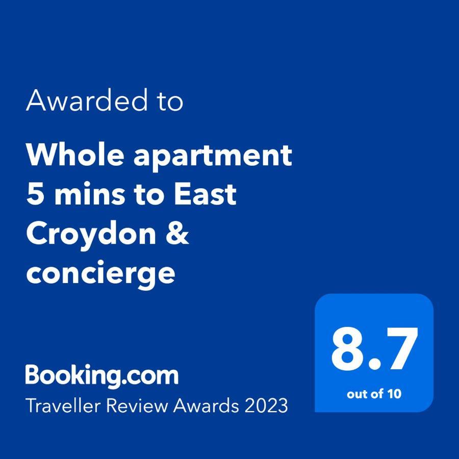 Whole Apartment 5 Mins To East Croydon & Concierge London Exterior photo